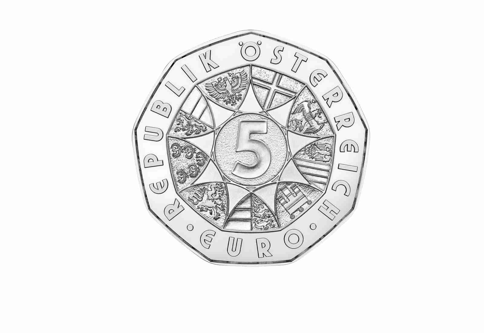 5 Euro Silber 2024 Österreich Saalbach 2025 bfr.