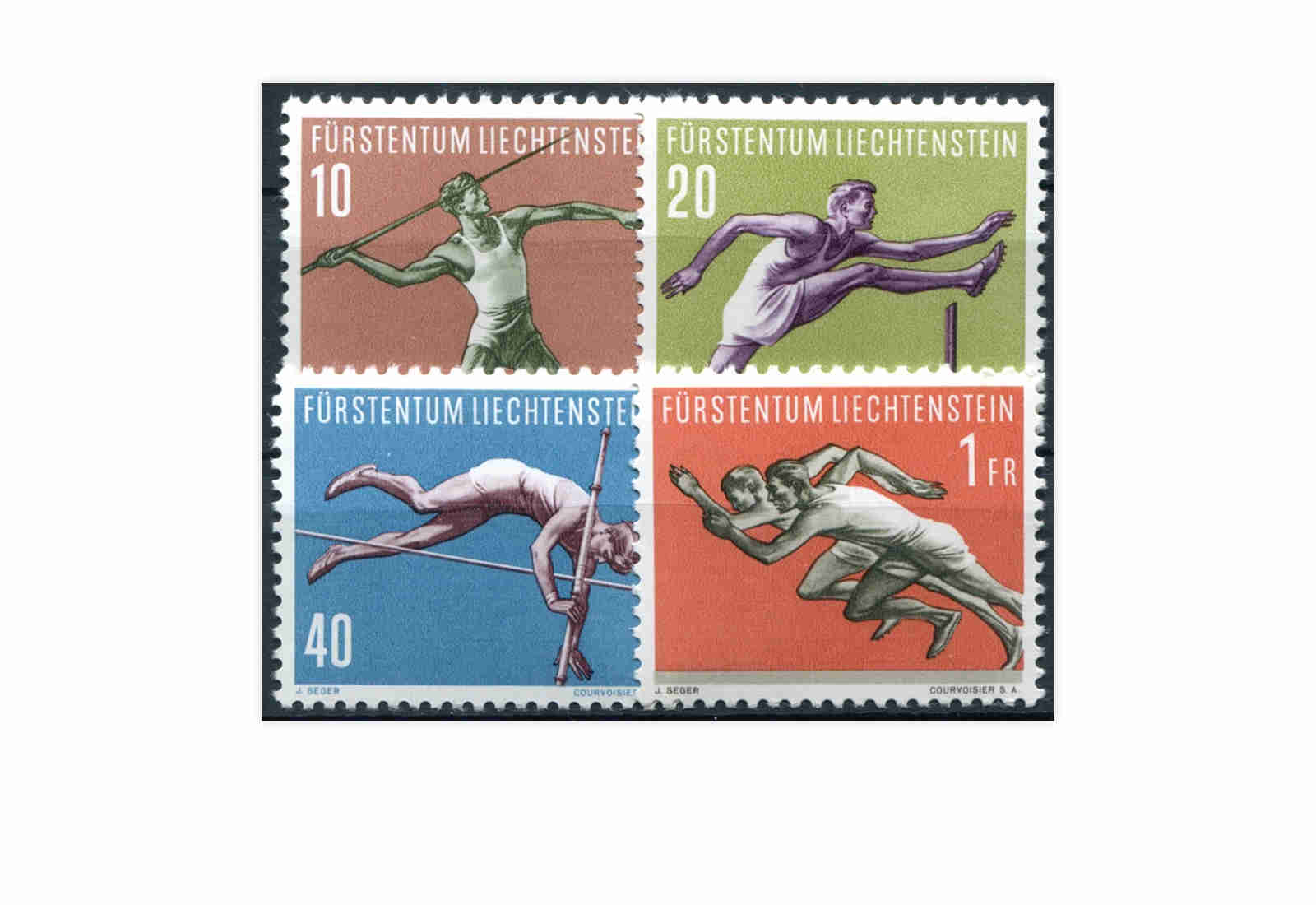 Liechtenstein Sport (III)1956 Mi.Nr. 342/345 postfrisch