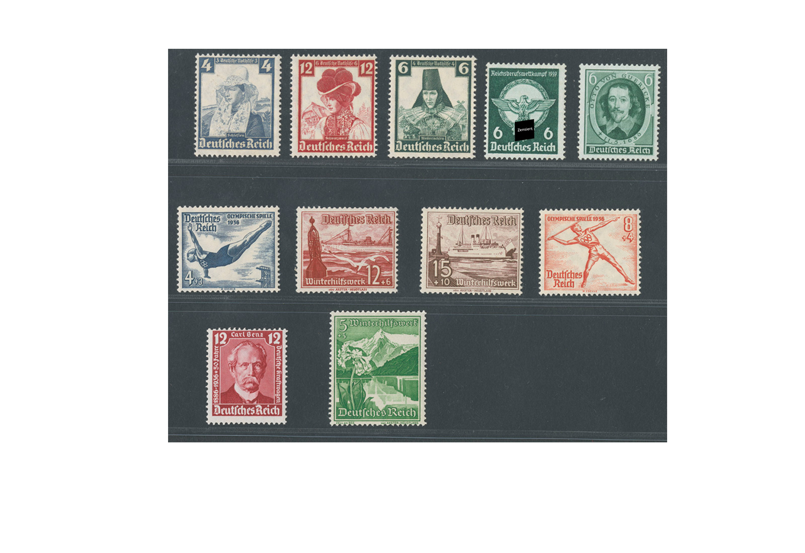Briefmarke Deutsches Reich Lot postfrisch 1935-1945