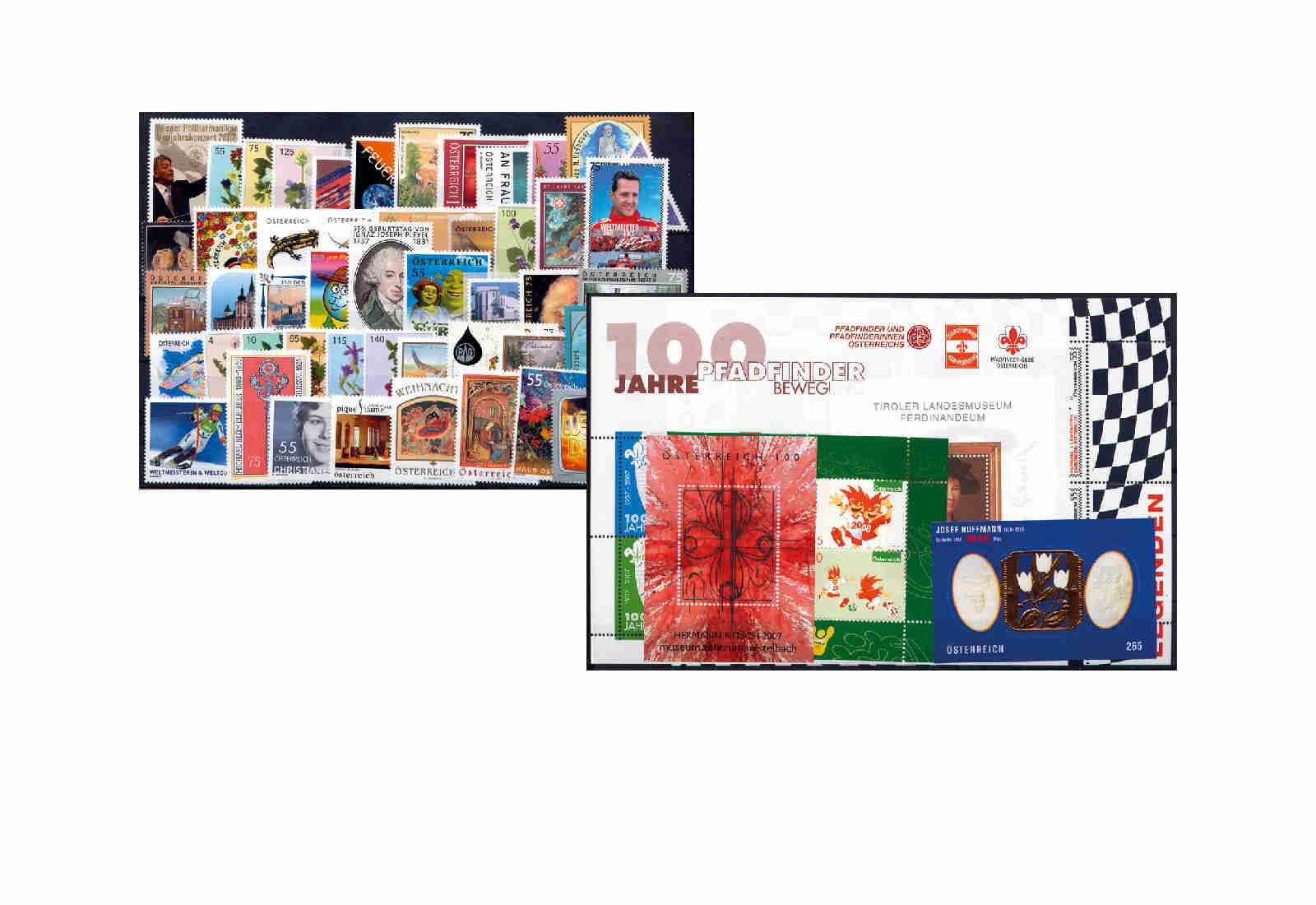 Briefmarken Österreich Jahrgang 2007 postfrisch