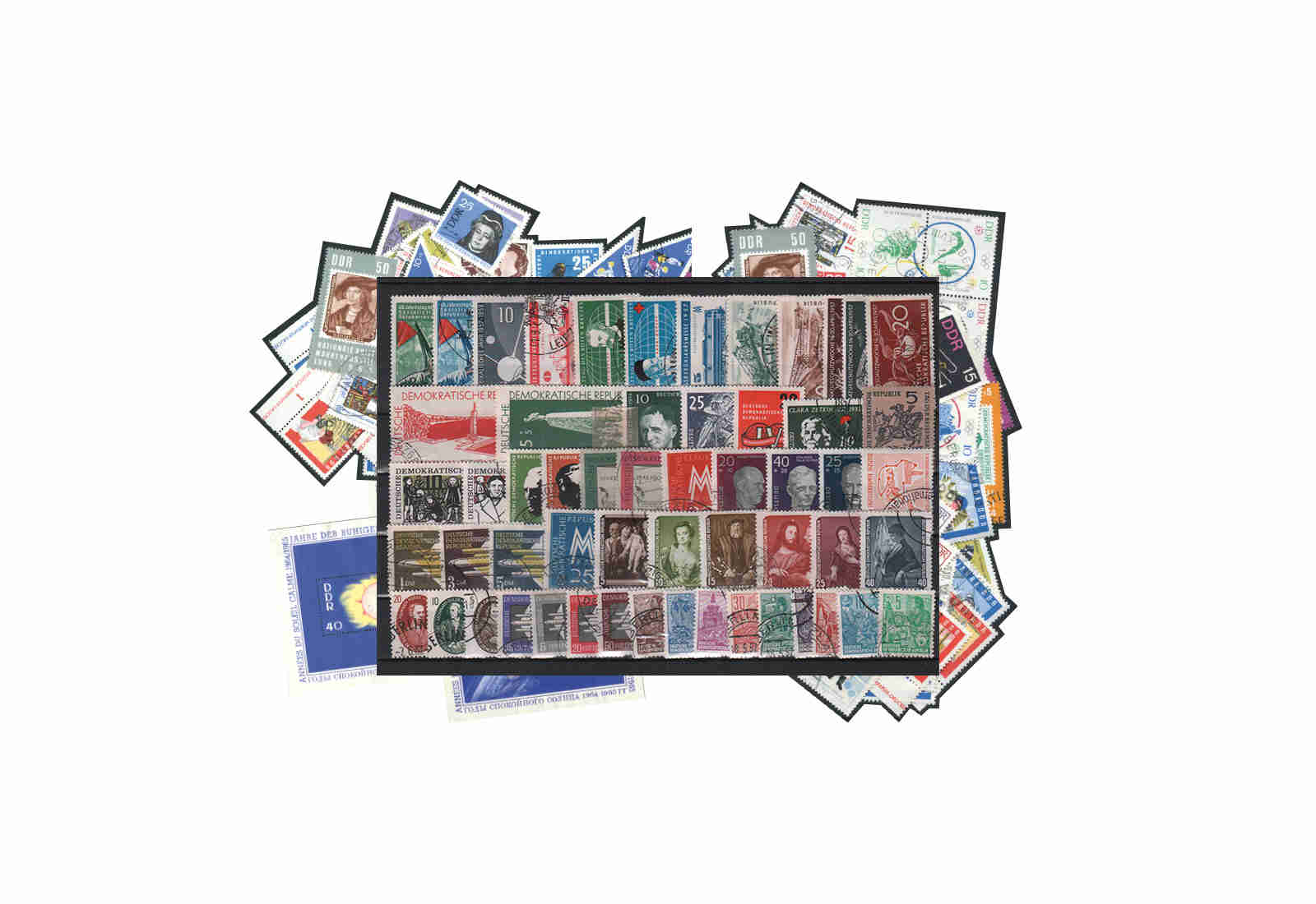 DDR Jahrgänge komplett 1952-1959 gestempelt