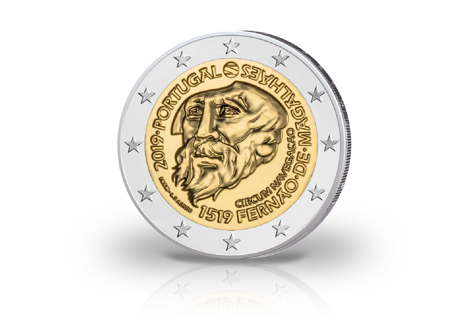 2 Euro 2019 Portugal 500 Jahre Weltumsegelung Magellan
