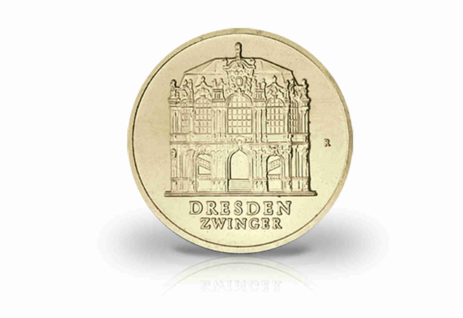5 Mark Gedenkmünze 1985 DDR Wallpavillon Dredner Zwinger Jaeger-Nr. 1602