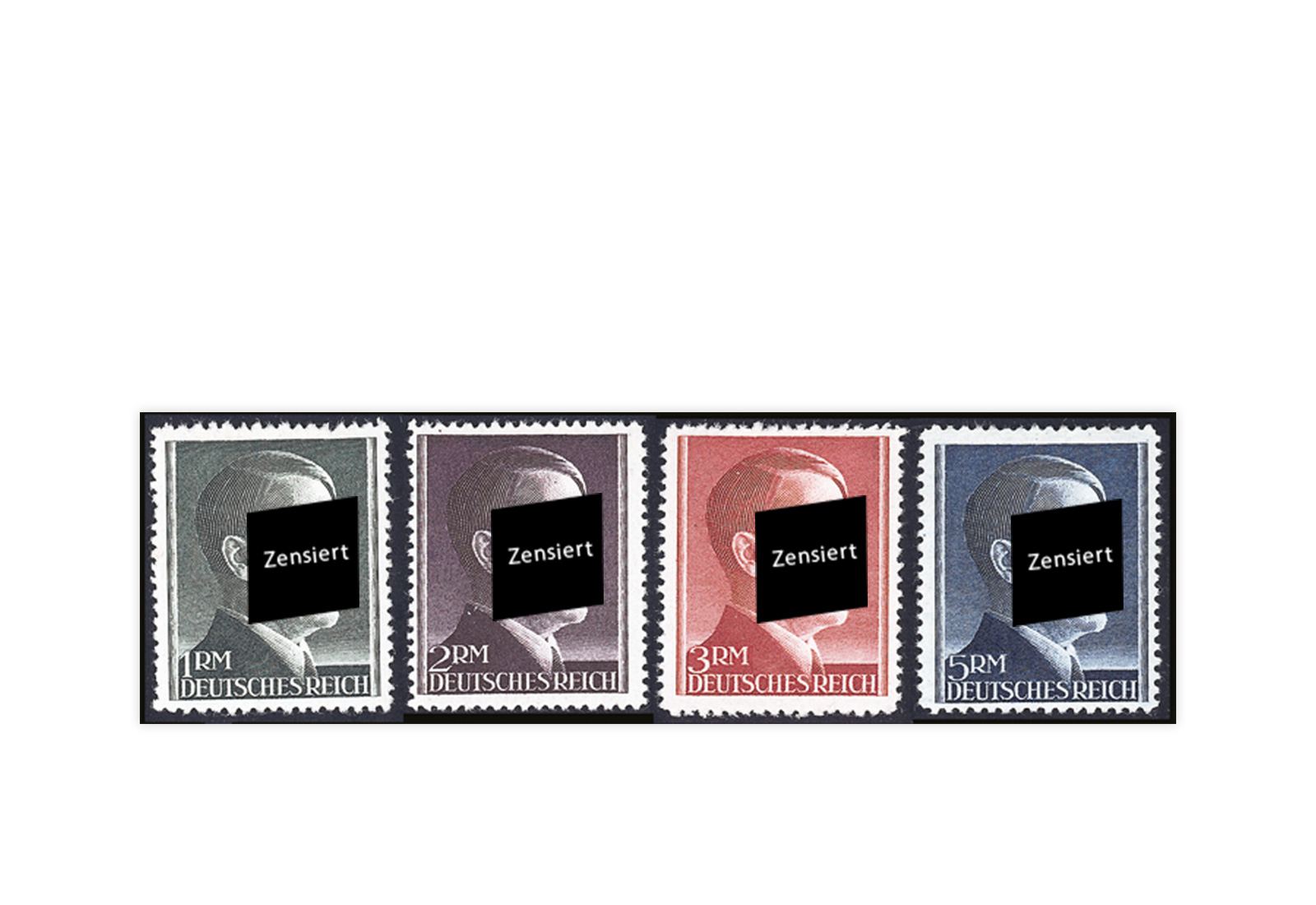 Deutsches Reich Mi.Nr. 799/802 gestempelt