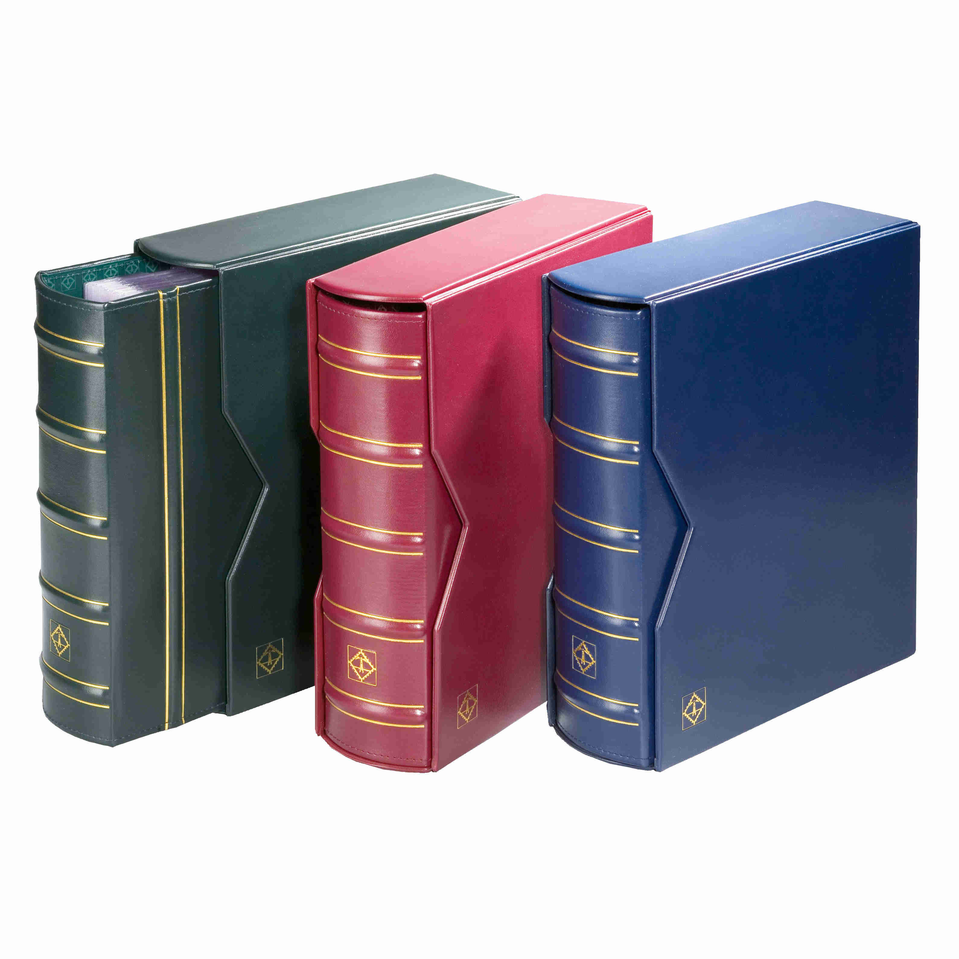 Ringbinder Optima GIGANT, inkl. Schutzkassette (grün)