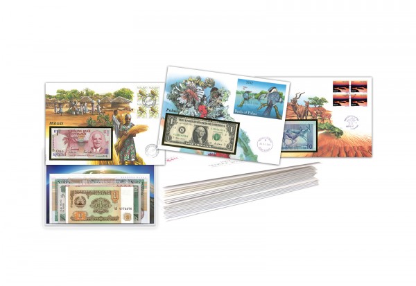 Banknotenbriefe aus Aller Welt