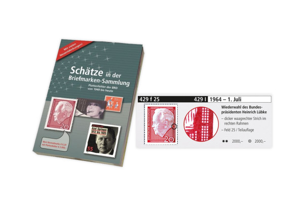 Plattenfehler Briefmarken Raritäten Katalog BRD Neuauflage 2015