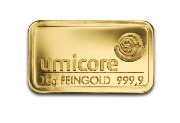 Goldbarren 10 Gramm Motiv unserer Wahl
