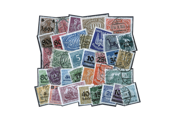 Deutsches Reich Inflation Briefmarken 1919-1923