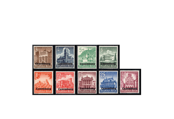 Luxemburg Michel-Nr. 33/41 postfrisch Deutsche Besetzung