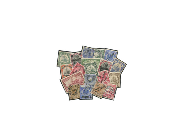 Kollektion Dt. Kolonien und Auslandspostämter 50 Marken 1900-1919