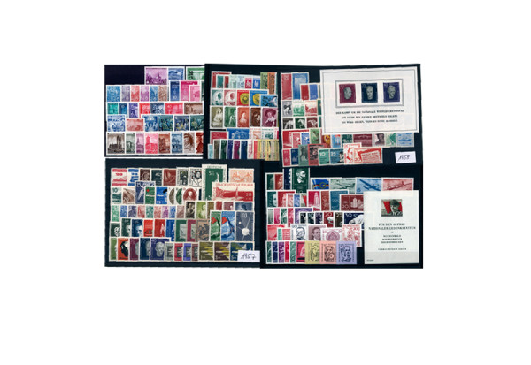 DDR Jahrgangs-Kollektion Michel-Nr. 447-745 postfrisch