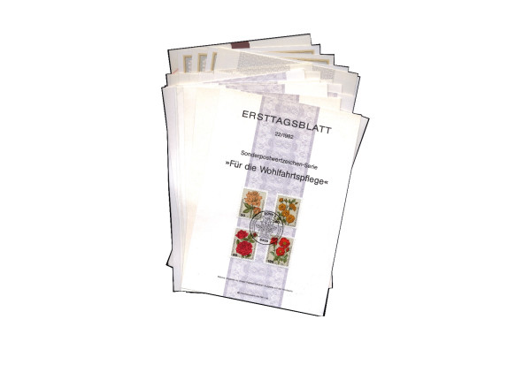 BRD/Berlin Ersttagsblätter 500 g