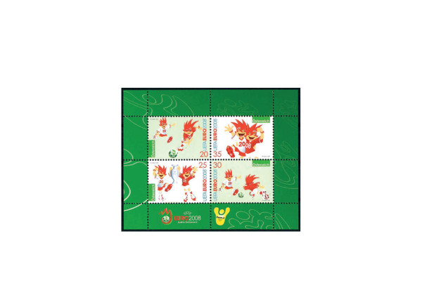Österreich Block 38 postfrisch Fußball EM 2008 in Österreich und Schweiz